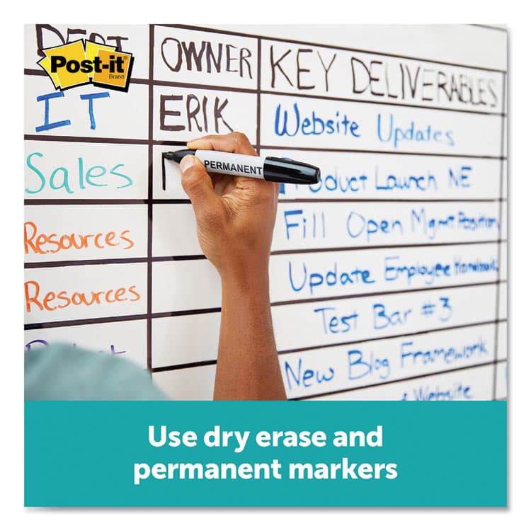 3M/COMMERCIAL TAPE DIV. Flex Write Surface, Laminate Film, 36" x 24", White (MMMFWS3X2) thumbnail 4