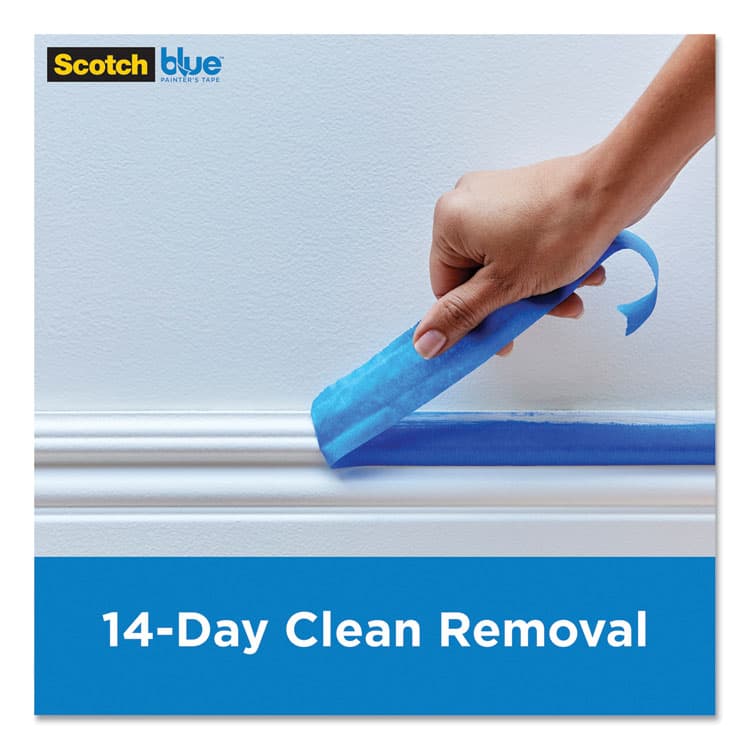 3M/COMMERCIAL TAPE DIV. Original Multi-Surface Painter's Tape, 3" Core, 2" x 60 yds, Blue (MMM209048NC) thumbnail 4