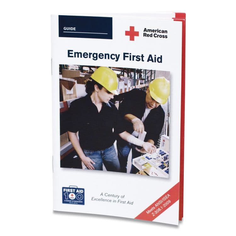 FIRST AID ONLY, . American Red Cross Emergency First Aid Guide, 48 Pages (FAO730008)