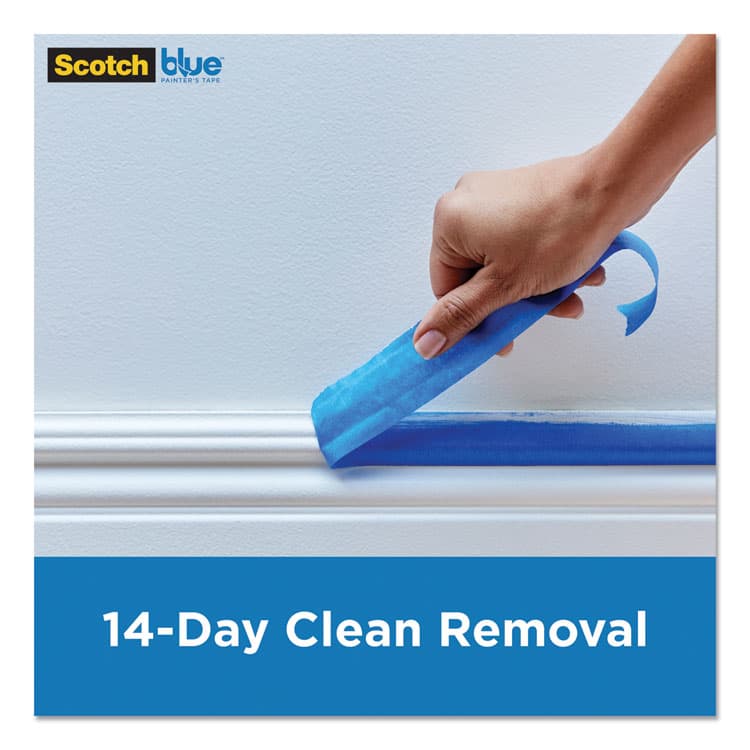 3M/COMMERCIAL TAPE DIV. Original Multi-Surface Painter's Tape, 3" Core, 0.94" x 60 yds, Blue, 6/Pack (MMM209024EVP) thumbnail 2