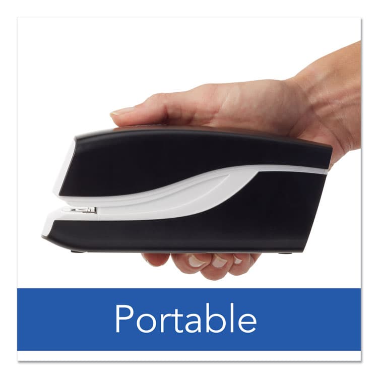 ACCO BRANDS, . Breeze Automatic Stapler, 20-Sheet Capacity, Black (SWI42132) thumbnail 2