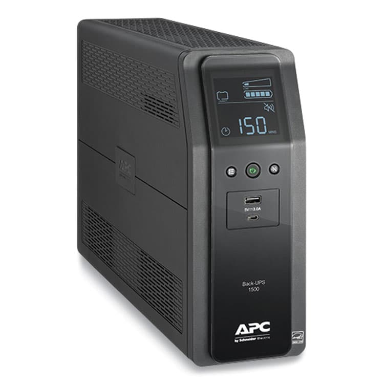 AMERICAN POWER CONVERSION BN1500M2 Back-UPS PRO BN Series Battery Backup System, 10 Outlets, 1,500 VA, 1,080 J (APWBN1500M2) thumbnail 3