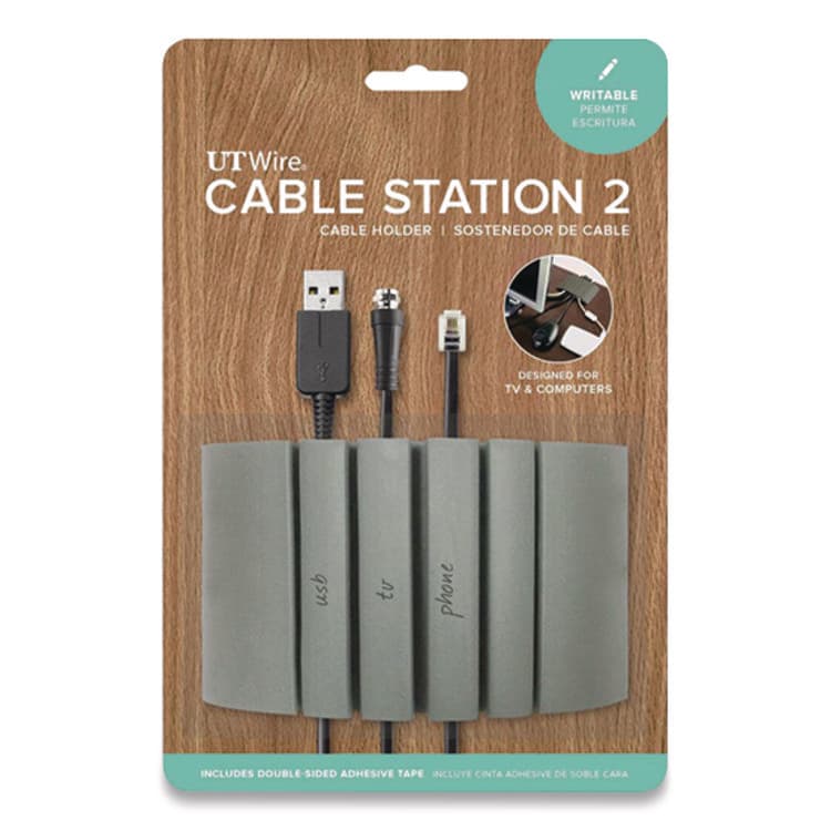 RUBBO INTERNATIONAL Cable Station 2, 4.75" x 2.75" Gray (RBOUTWCS04GY) thumbnail 4