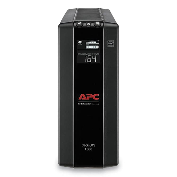 AMERICAN POWER CONVERSION BX1500M Back-UPS PRO BX Series Compact Tower Battery Backup System, 10 Outlets, 1,500 VA, 789 J (SEUBX1500M) thumbnail 2