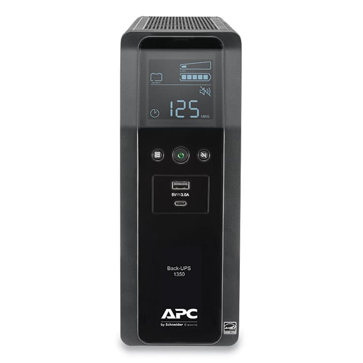 AMERICAN POWER CONVERSION BN1350M2 Back-UPS PRO BN Series Battery Backup System, 10 Outlets, 1,350 VA, 1,080 J (SEUBN1350M2) thumbnail 2