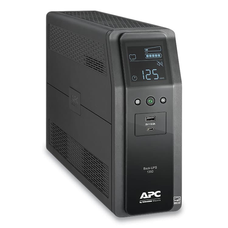 AMERICAN POWER CONVERSION BN1350M2 Back-UPS PRO BN Series Battery Backup System, 10 Outlets, 1,350 VA, 1,080 J (SEUBN1350M2) thumbnail 4