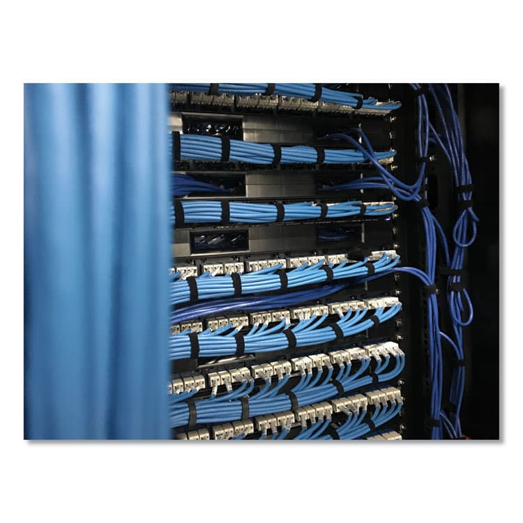 VELCRO USA, . ONE-WRAP Pre-Cut Standard Ties, 0.75" x 12", Black (VEK90340) thumbnail 4