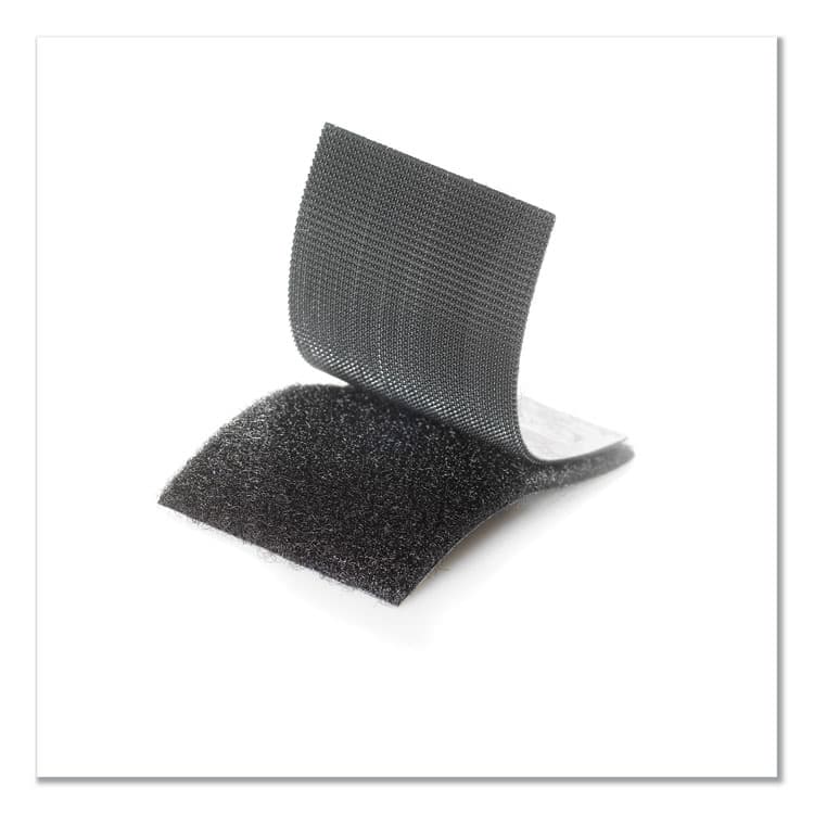 VELCRO USA, . Industrial-Strength Heavy-Duty Fasteners, 2" x 4", Black, 2/Pack (VEK90199) thumbnail 2