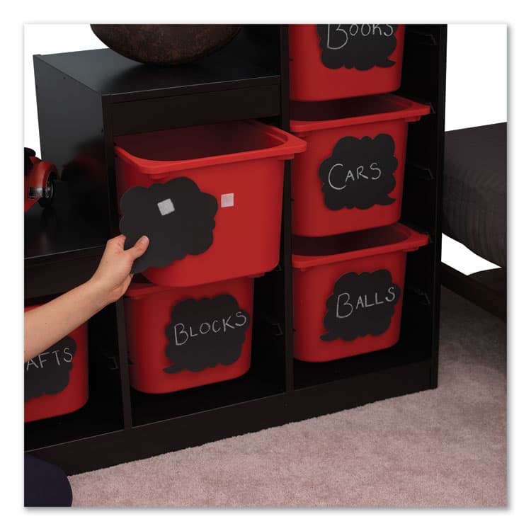 VELCRO USA, . Sticky-Back Fasteners, Removable Adhesive, 0.88" x 0.88", White, 12/Pack (VEK90073) thumbnail 4