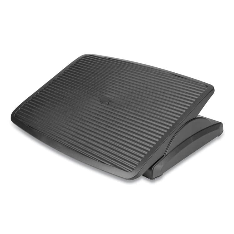 EMS MIND READER LLC Adjustable Height Ergonomic Footrest, 17.62w x 14d x 3.75h, Black (EMSFTLINEBLK) thumbnail 4