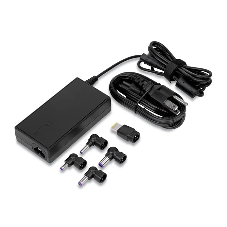 TARGUS Semi-Slim Laptop Charger for Various Devices, 90 W, Black (TRGAPA90US)