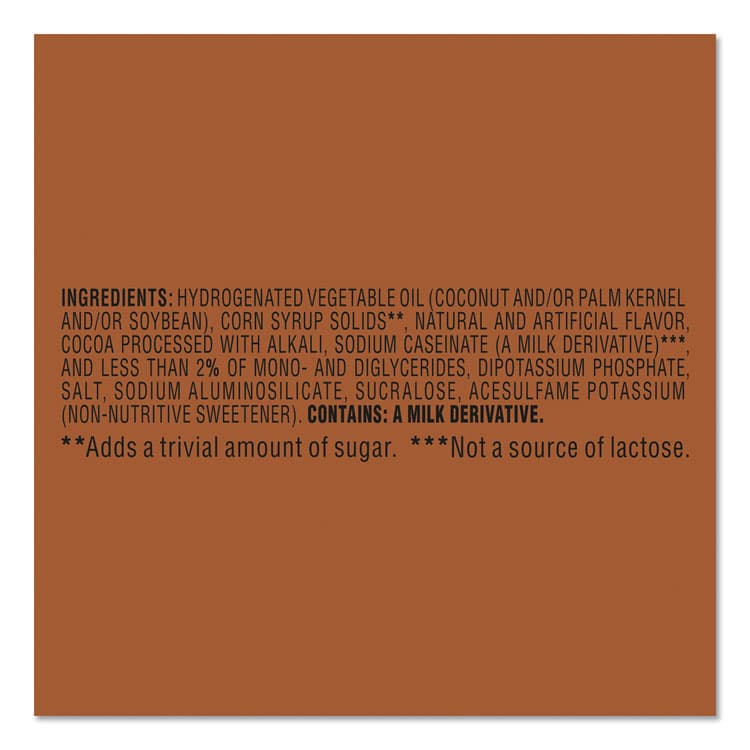 NESTLE Sugar Free Chocolate Cream Powdered Creamer, 10.2 oz Canister (NES59573) thumbnail 3