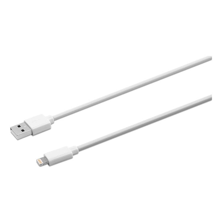 INNOVERA USB Apple Lightning Cable, 10 ft, White (IVR30022)