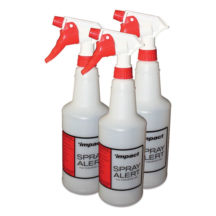 IMPACT PRODUCTS, LLC Spray Alert System, 24 oz, Natural with Red/White Sprayer, 3/Pack, 32 Packs/Carton (IMP5024SS)