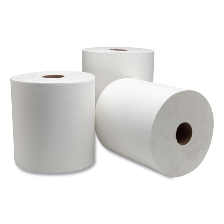 ESSITY Advanced Hardwound Roll Towel, 1-Ply, 7.88" x 1,000 ft, White, 6 Rolls/Carton (TRK214405)