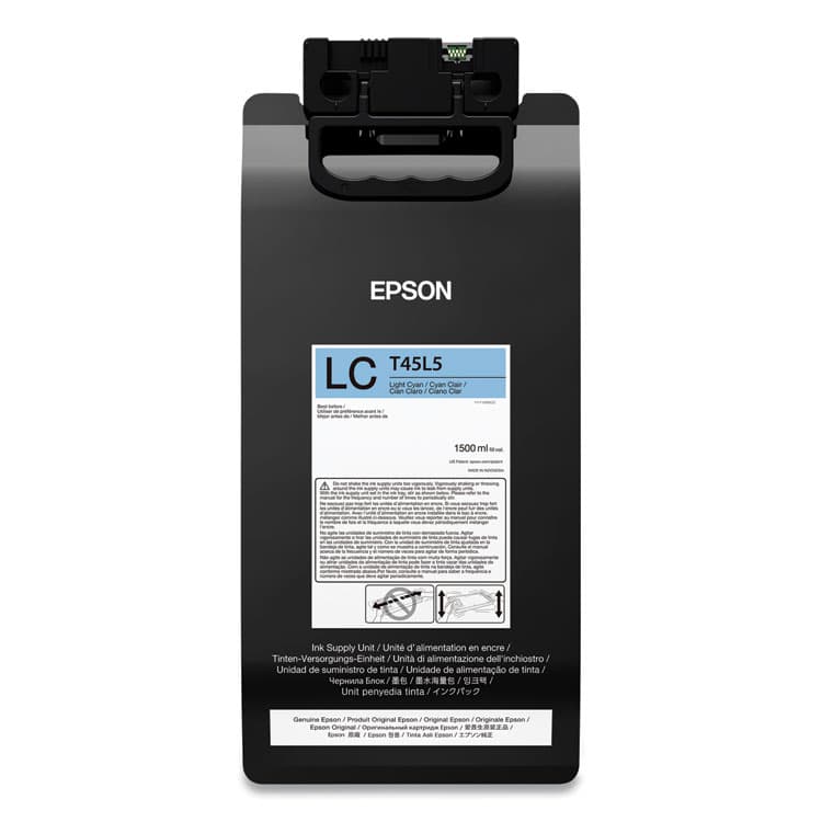 EPSON AMERICA, . T45L520 UltraChrome GS3 Ink, 1,500 mL, Light Cyan (EPST45L520)