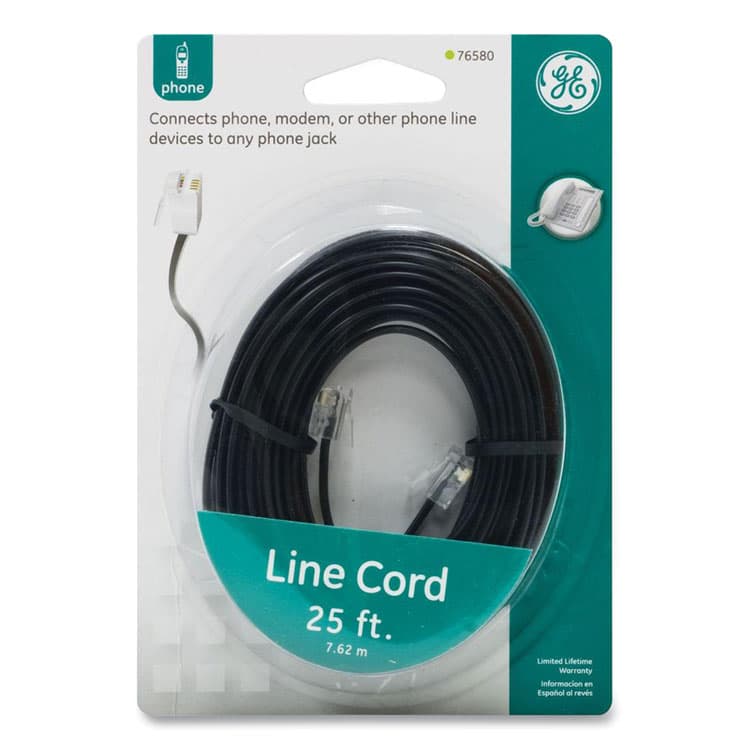 JASCO PRODUCTS COMPANY Line Cord, Plug/Plug, 25 ft, Black (PWG76580999) thumbnail 3