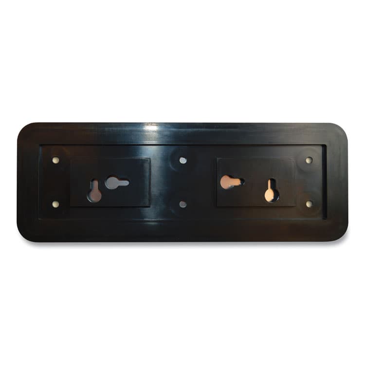 CONSOLIDATED STAMP Brushed Metal Office Sign, No Soliciting, 9 x 3, Silver/Red (COS098208) thumbnail 3