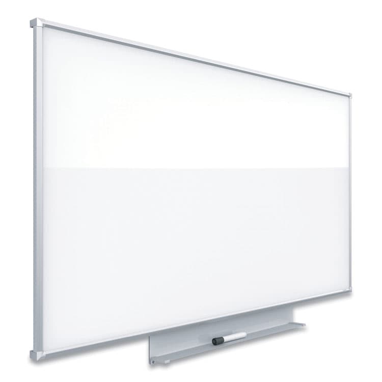 3M/COMMERCIAL TAPE DIV. Porcelain Dry Erase Boards, 72" x 48", White Surface, Satin Aluminum Frame (MMMDEP7248A) thumbnail 2