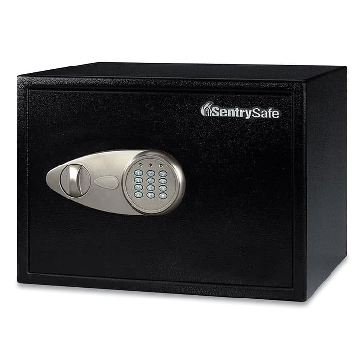 SENTRY Electronic Lock Safe with Keypad, 1.18 cu ft, 16.9 x 14.6 x 10.6, Black (SENX125)