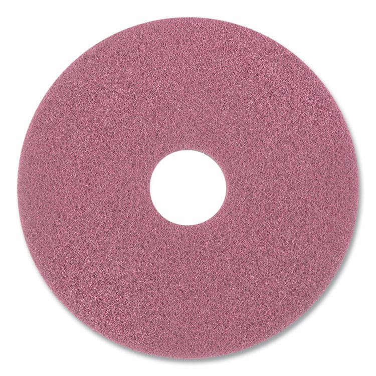 DIVERSEY High-Traffic Twister Floor Pad, 27" Diameter, Pink, 2/Pack (DVSDD7524562)