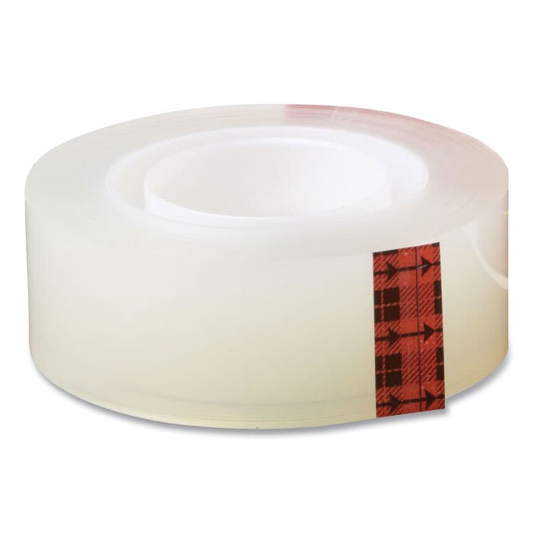 3M/COMMERCIAL TAPE DIV. Transparent Tape, 1" Core, 0.5" x 36 yds, Crystal Clear, 2/Pack (MMM600H2)
