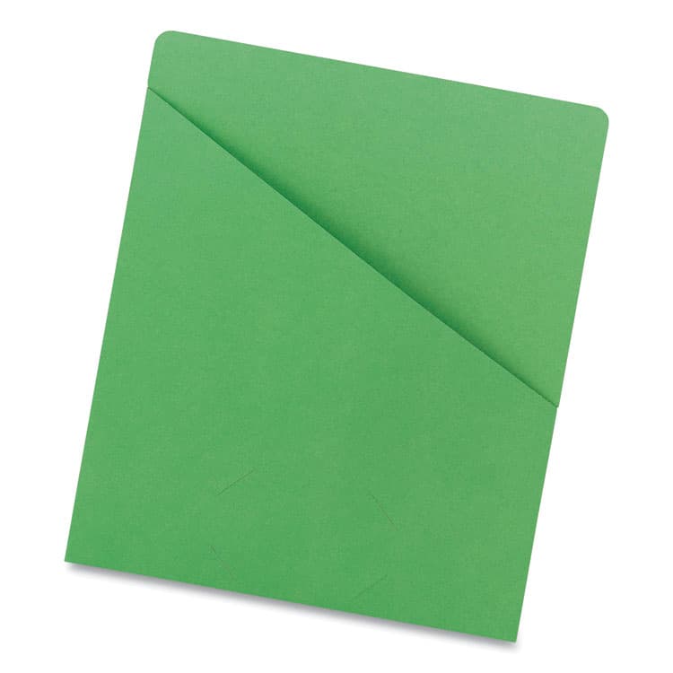 SMEAD MANUFACTURING CO. File Jackets, Letter Size, Green, 25/Pack (SMD75432) thumbnail 3