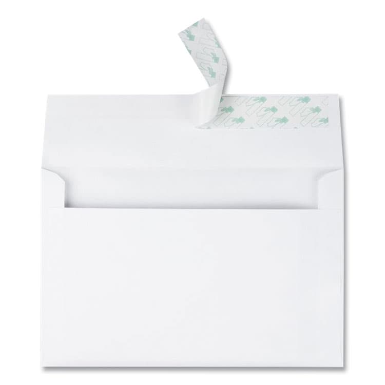 QUALITY PARK PRODUCTS Greeting Card/Invitation Envelope, A-9, Square Flap, Redi-Strip Adhesive Closure, 5.75 x 8.75, White, 100/Box (QUA10750) thumbnail 2