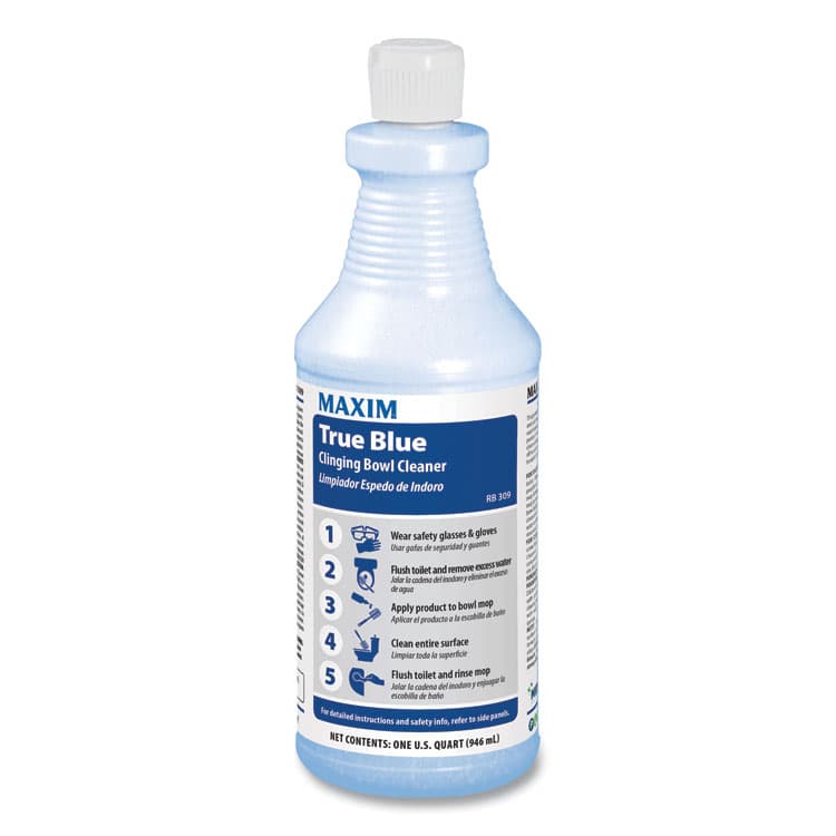MIDLAB True Blue Clinging Bowl Cleaner, Mint Scent, 32 oz Bottle, 12/Carton (MLB03090012)