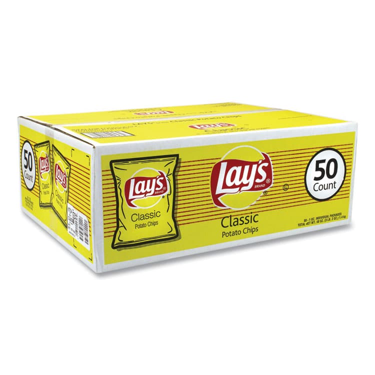 FRITO-LAY, . Regular Potato Chips, Classic Flavor, 1 oz Bag, 50/Carton (GRR22000480) thumbnail 2