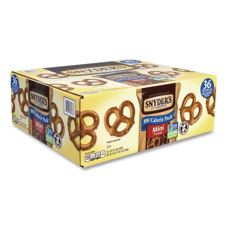 SNYDER'S Mini Pretzels, 0.92 oz Bags, 36 Bags/Carton (GRR22000487) thumbnail 2