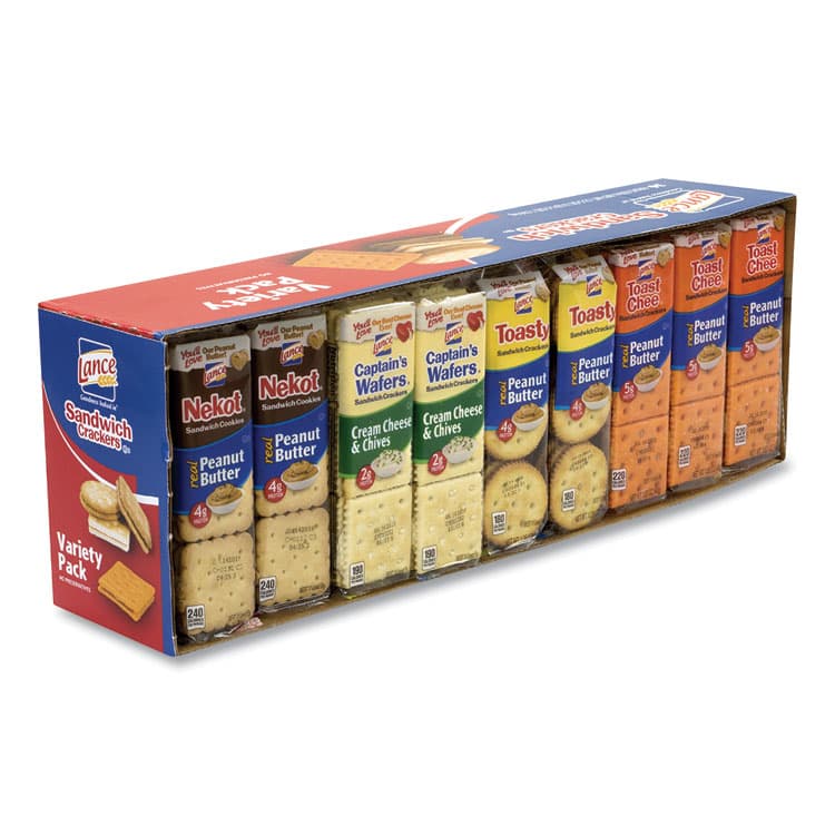 1908 BRANDS Cookies and Crackers Variety Pack, Assorted, 36/Box (GRR22000400) thumbnail 2
