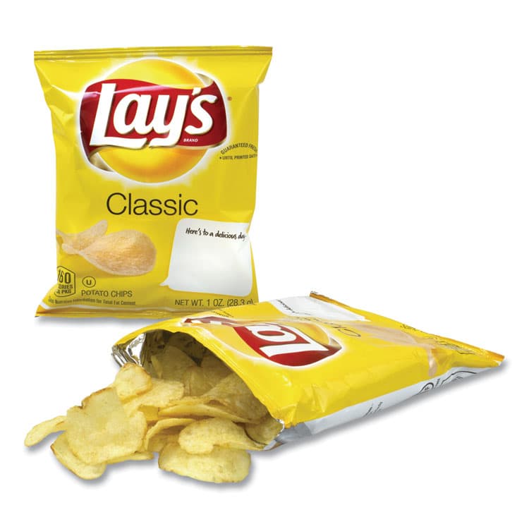 FRITO-LAY, . Regular Potato Chips, Classic Flavor, 1 oz Bag, 50/Carton (GRR22000480)