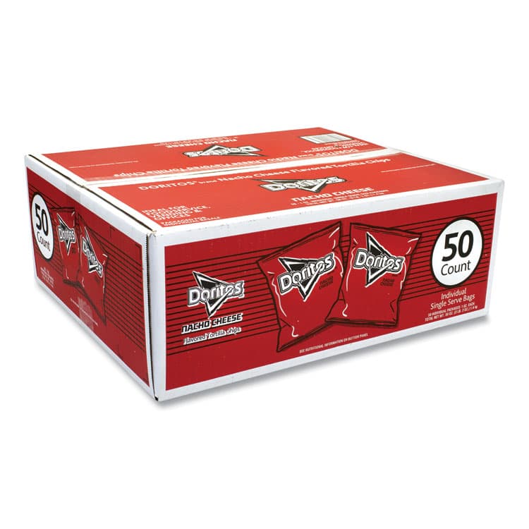 FRITO-LAY, . Nacho Cheese Tortilla Chips, 1 oz Snack Bag, 50/Carton (GRR22000475) thumbnail 2