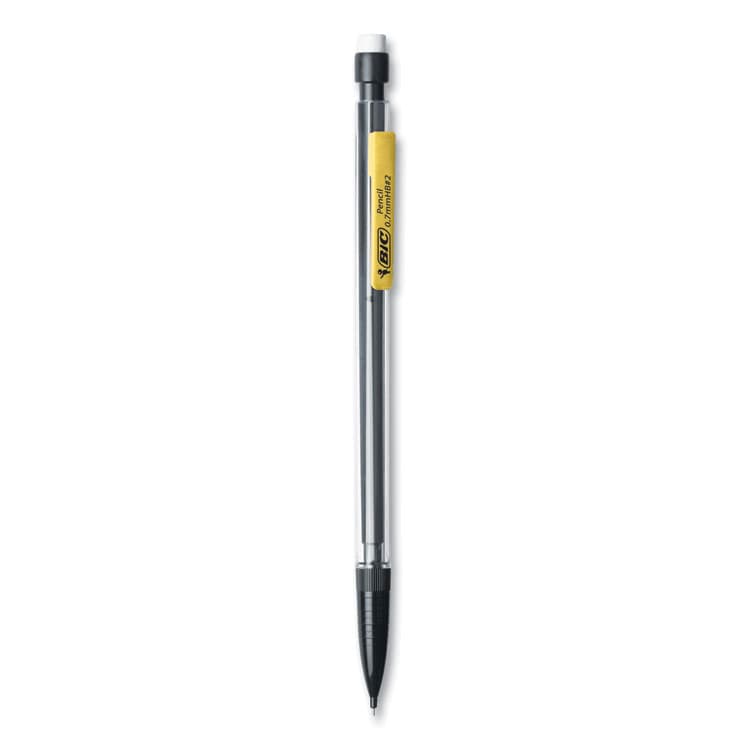 BIC CORP. Xtra Smooth Mechanical Pencil, 0.7 mm, HB (#2), Black Lead, Clear Barrel, 40/Pack (BICMPP40MJBLK) thumbnail 2