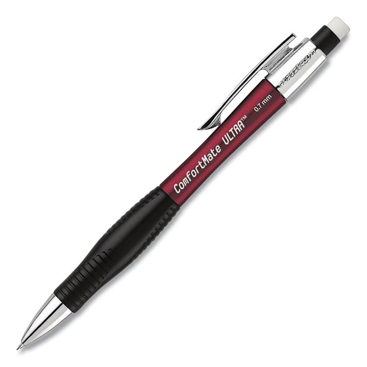 SANFORD ComfortMate Ultra Mechanical Pencil, 0.7 mm, HB (#2), Black Lead, Assorted Barrel Colors, Dozen (PAP1738798DZ)