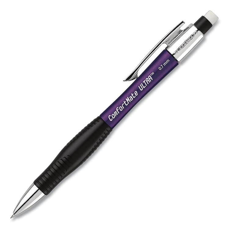 SANFORD ComfortMate Ultra Mechanical Pencil, 0.7 mm, HB (#2), Black Lead, Assorted Barrel Colors, Dozen (PAP1738798DZ) thumbnail 4