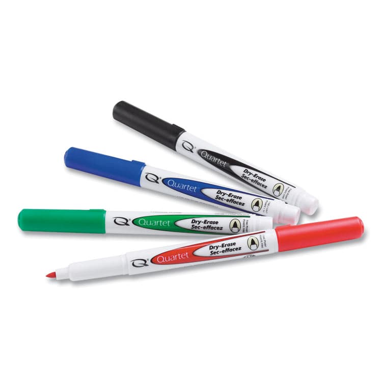 QUARTET MFG. Low-Odor Dry-Erase Marker, Fine Bullet Tip, Assorted Colors, 4/Pack (QRT659520Q) thumbnail 2