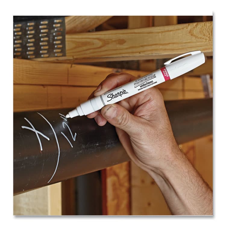 SANFORD Permanent Paint Marker, Fine Bullet Tip, Assorted Colors, 5/Pack (SAN37371) thumbnail 3