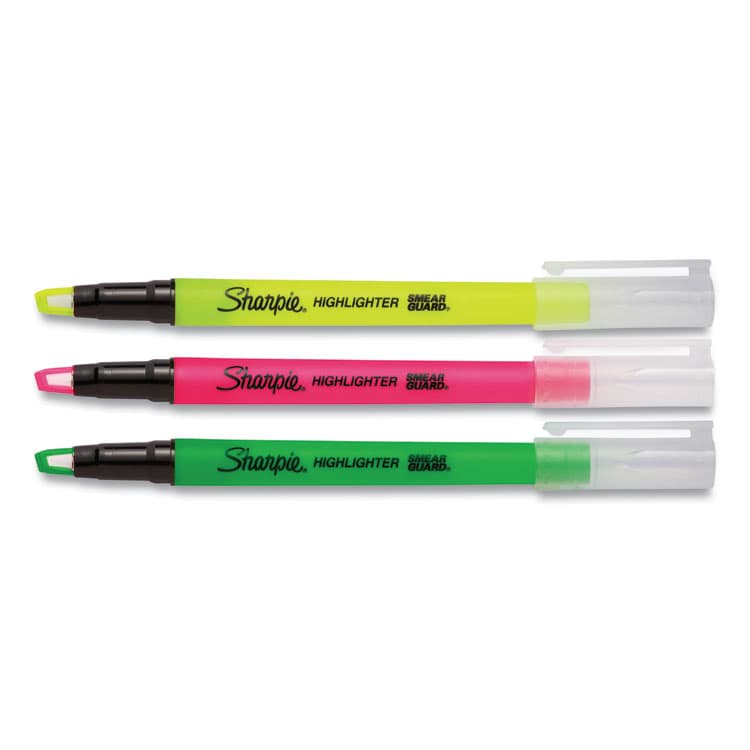 SANFORD Clearview Pen-Style Highlighter, Assorted Ink Colors, Chisel Tip, Assorted Barrel Colors, 3/Pack (SAN1950748) thumbnail 3