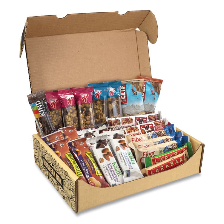 SNACK BOX PROS Healthy Snack Bar Box, 23 Assorted Snacks/Box (GRR700S0001)