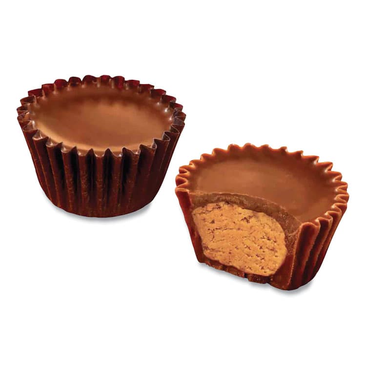 THE HERSHEY COMPANY Peanut Butter Cups Miniatures Party Pack, Milk Chocolate, 35.6 oz Bag (GRR24600412) thumbnail 2