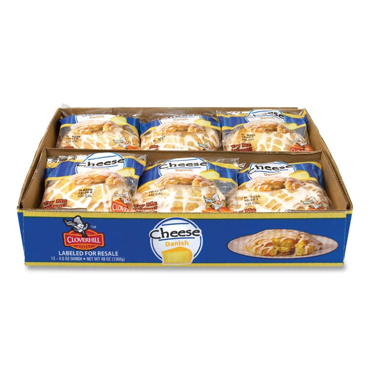 CLOVERHILL BAKERY Cheese Danish, 4 oz, 12/Carton (GRR90000172)