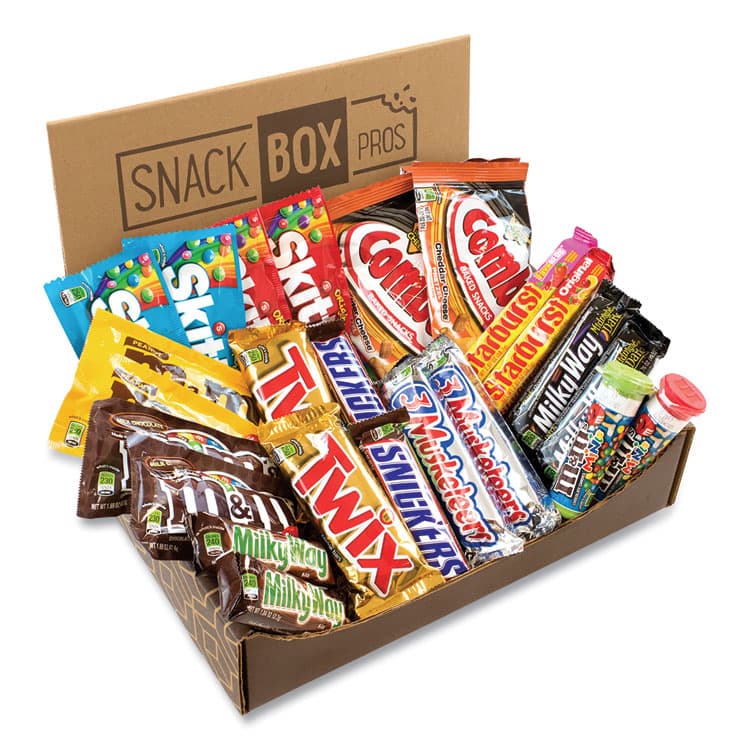 SNACK BOX PROS MARS Favorites Snack Box, 25 Assorted Snacks/Box (GRR70000017)
