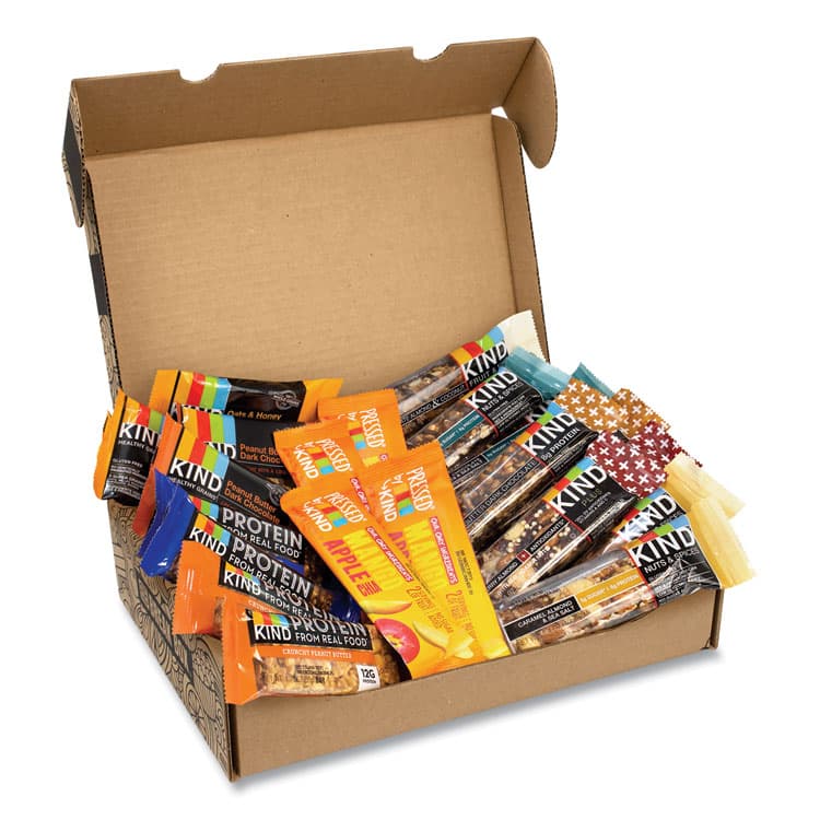 KIND LLC Favorites Snack Box, Assorted Variety of KIND Bars, 2.5 lb Box, 22 Bars/Box (GRR700S0021)