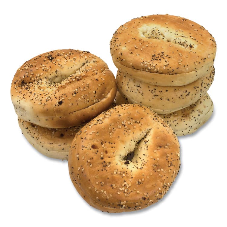 NATIONAL BRAND Fresh Everything Bagels, 6/Pack (GRR90000009)