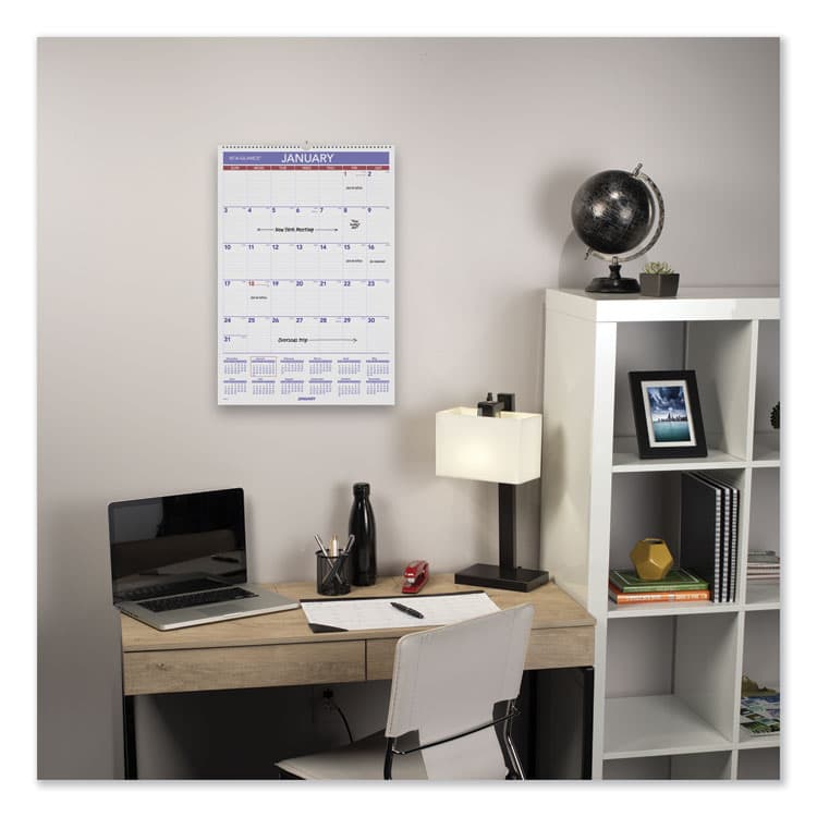 AT-A-GLANCE Erasable Wall Calendar, 15.5 x 22.75, White Sheets, 12-Month (Jan to Dec): 2026 (AAGPMLM0328) thumbnail 3