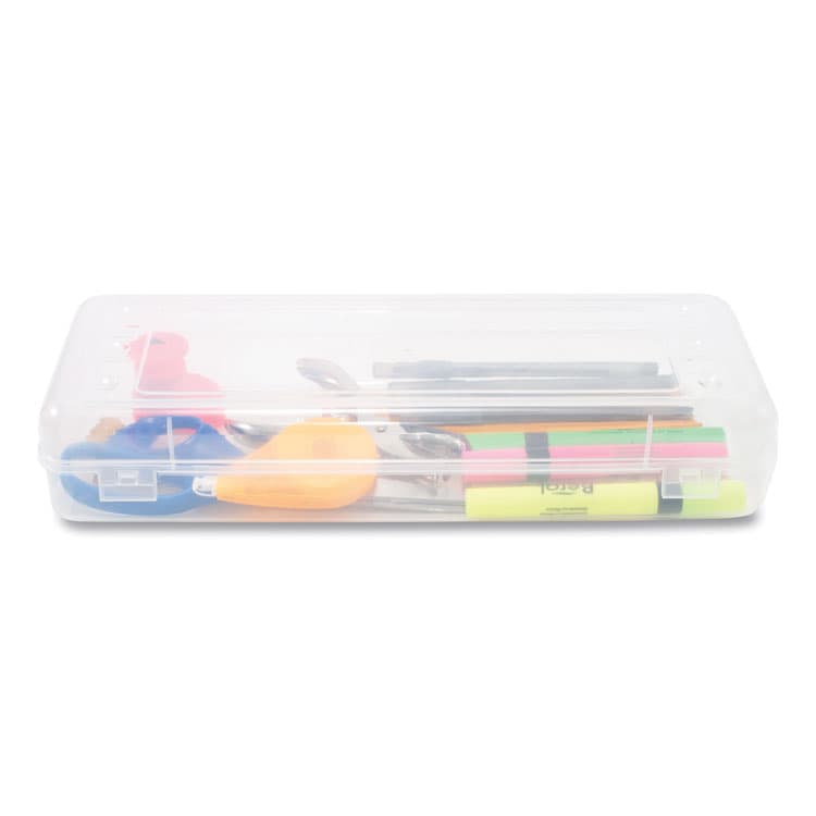 ADVANTUS CORPORATION Stretch Art Box, 13.25" x 5" x 2.3", Clear (AVT67033) thumbnail 3