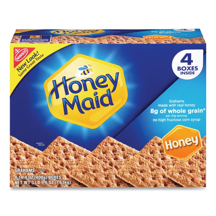 NABISCO FOOD GROUP Honey Maid Honey Grahams, 14.4 oz Box, 4 Boxes/Pack (GRR22000442) thumbnail 2