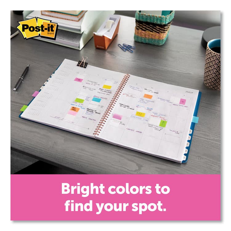 3M/COMMERCIAL TAPE DIV. Small Flags, Seven Assorted Colors, 190 Flags (MMM6837CF) thumbnail 3